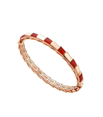 [⭐Miroze]SERPENTI BRACELET PINK GOLD RUBELLITE