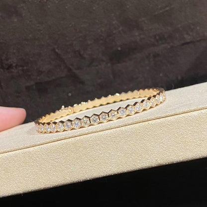 [⭐Miroze]BEE LOVE GOLD BRACELET FULL DIAMOND