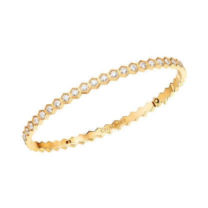 [⭐Miroze]BEE LOVE GOLD BRACELET FULL DIAMOND