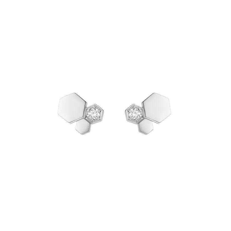 [⭐Miroze]BEE LOVE SILVER DIAMOND EARRINGS