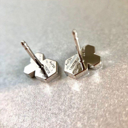 [⭐Miroze]BEE LOVE SILVER DIAMOND EARRINGS