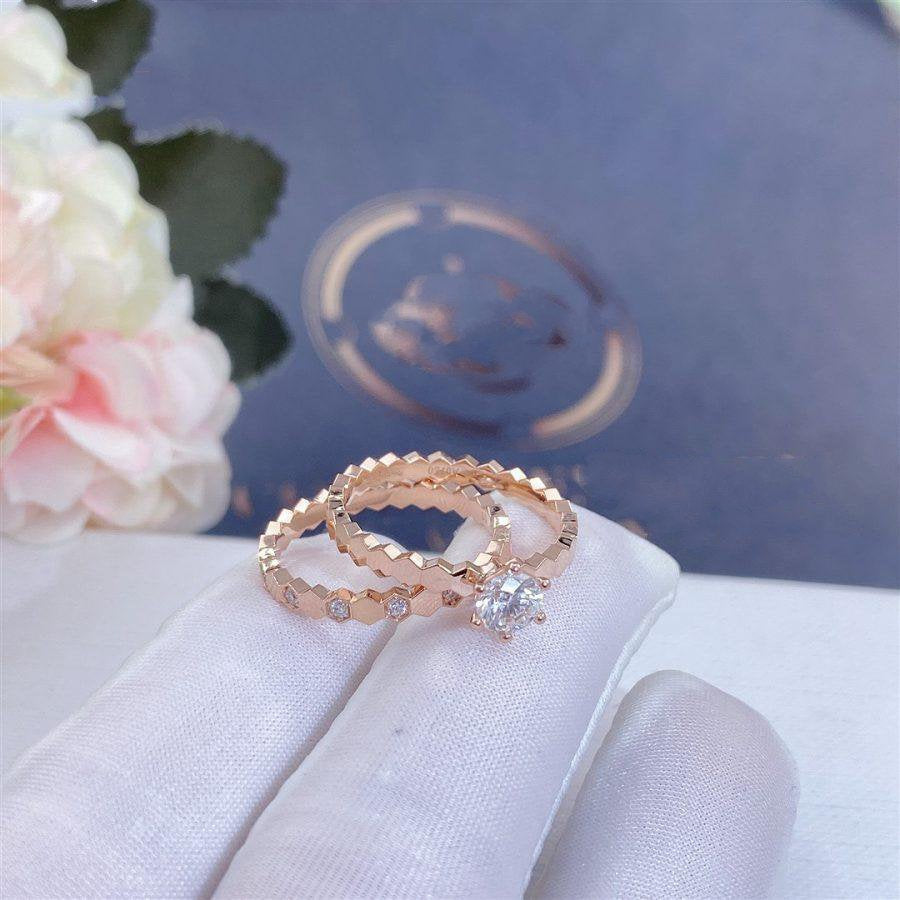 ⭐Miroze BEE LOVE RING PINK GOLD DIAMOND
