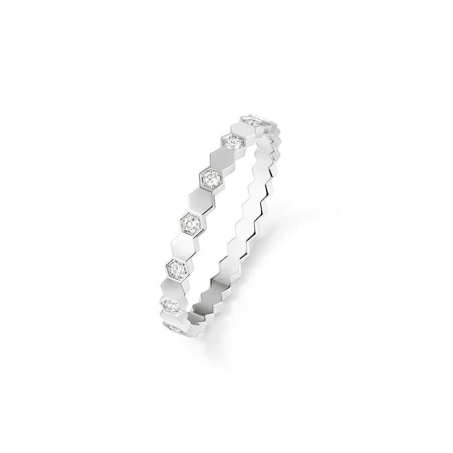 [⭐Miroze]BEE LOVE RING SILVER DIAMOND