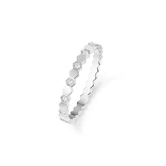 [⭐Miroze]BEE LOVE RING SILVER DIAMOND