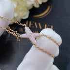 ⭐Miroze JEUX BRACELET PINK MOP PINK GOLD 1 DIAMOND