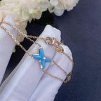 ⭐Miroze JEUX BRACELET TURQUOISE PINK GOLD 1 DIAMOND