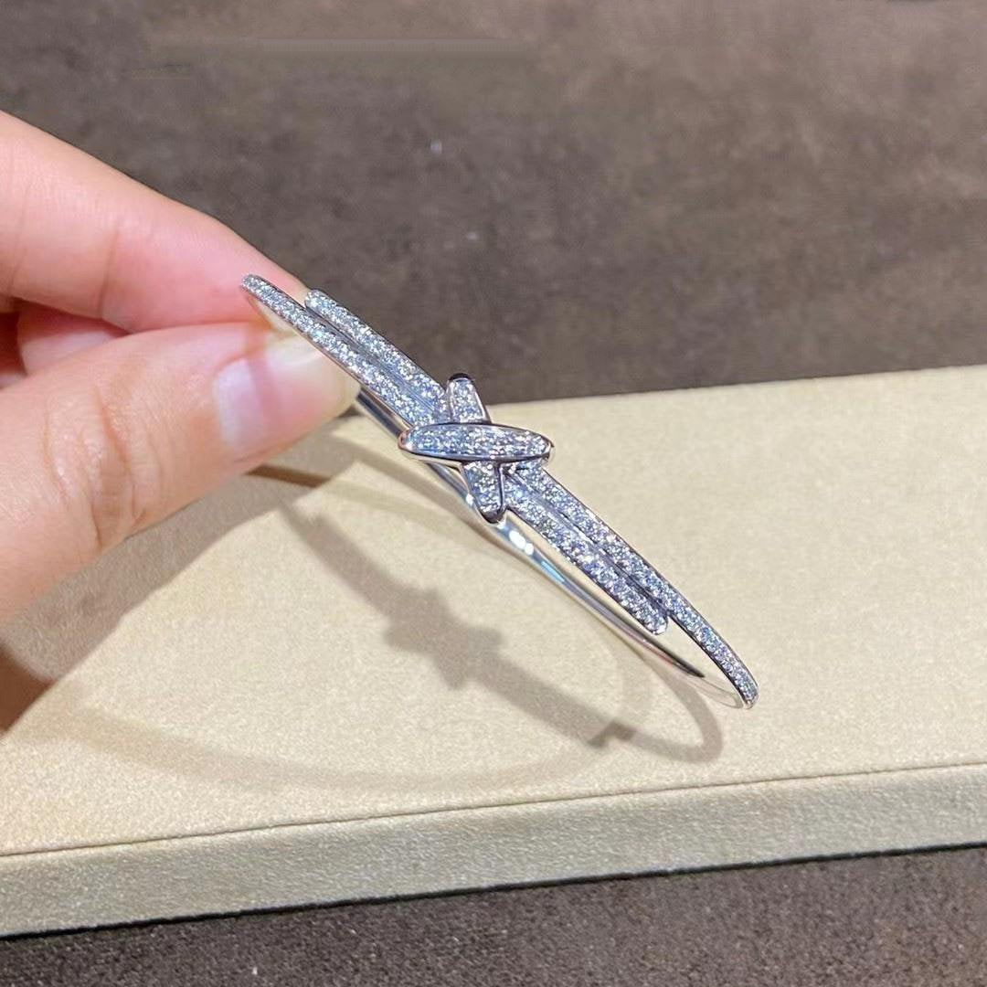 ⭐Miroze JEUX DE BRACELET DIAMONDS SILVER