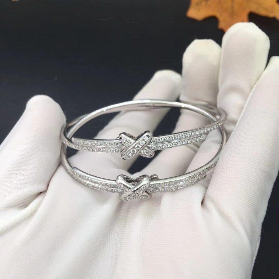 ⭐Miroze JEUX DE BRACELET DIAMONDS SILVER