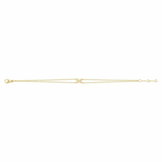 [⭐Miroze]JEUX BRACELET GOLD DIAMOND