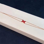 ⭐Miroze JEUX BRACELET CARNELIAN PINK GOLD 1 DIAMOND