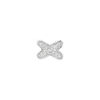 ⭐Miroze JEUX DE SILVER DIAMOND EARRINGS