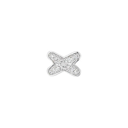 [⭐Miroze]JEUX DE SILVER DIAMOND EARRINGS