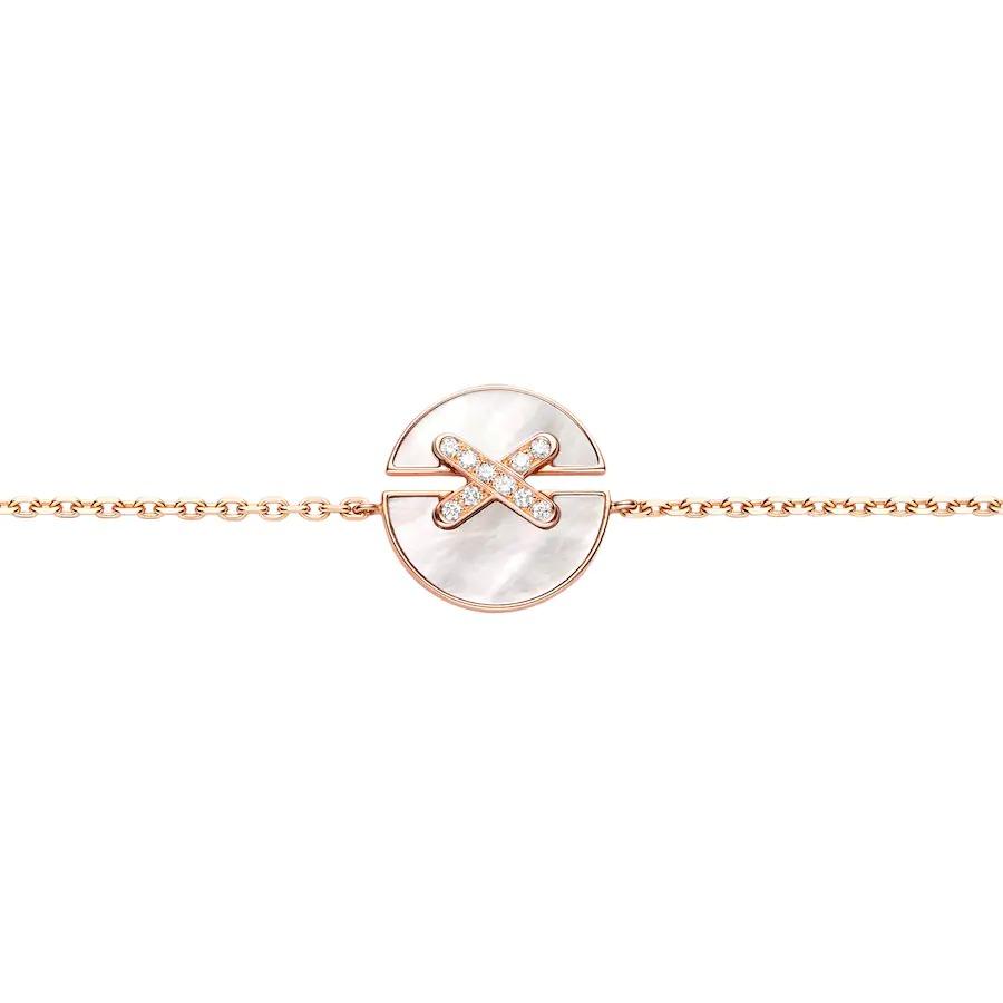 ⭐Miroze JEUX DE BRACELET MOP PINK GOLD DIAMONDS