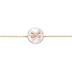 ⭐Miroze JEUX DE BRACELET MOP PINK GOLD DIAMONDS