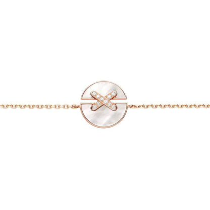 [⭐Miroze]JEUX DE BRACELET MOP PINK GOLD DIAMONDS
