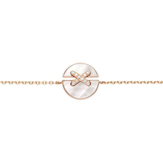 [⭐Miroze]JEUX DE BRACELET MOP PINK GOLD DIAMONDS