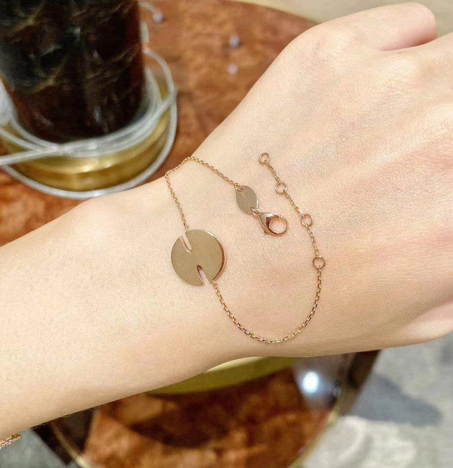 ⭐Miroze JEUX DE BRACELET MOP PINK GOLD DIAMONDS