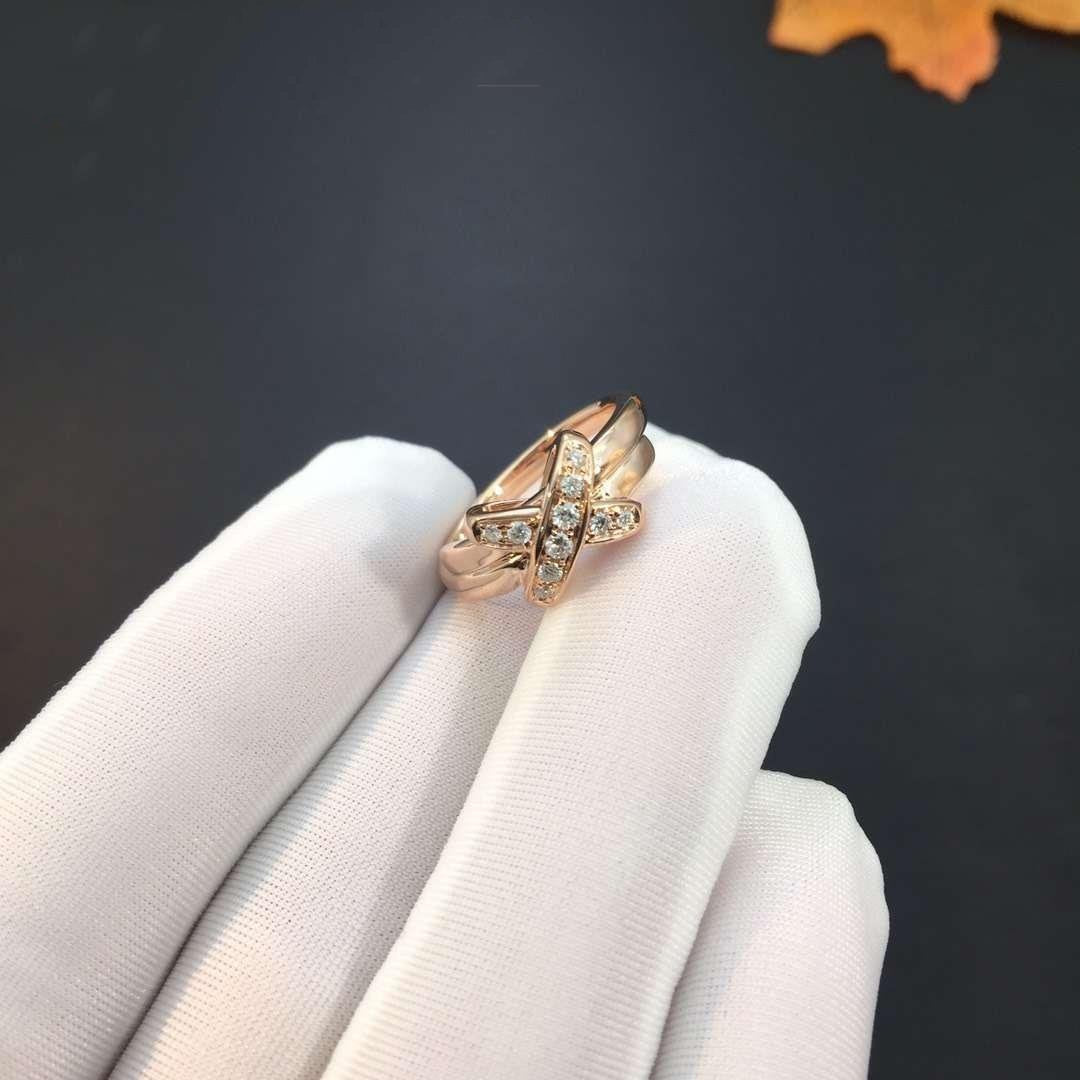 ⭐Miroze JEUX DE PINK GOLD DIAMOND RING