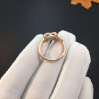 ⭐Miroze JEUX DE PINK GOLD DIAMOND RING