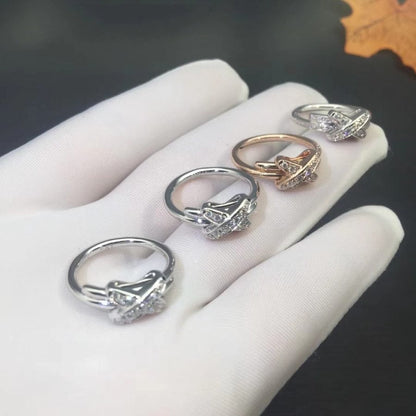 [⭐Miroze]JEUX DE SILVER DIAMOND RING