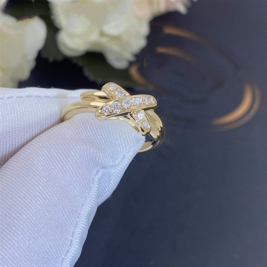 ⭐Miroze JEUX DE GOLD DIAMOND RING