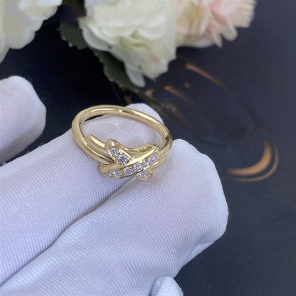 [⭐Miroze]JEUX DE GOLD DIAMOND RING