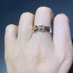 ⭐Miroze LIENS RING PINK GOLD DIAMOND