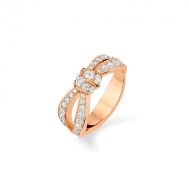 [⭐Miroze]LIENS PINK GOLD DIAMOND RING