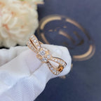 ⭐Miroze LIENS PINK GOLD DIAMOND RING
