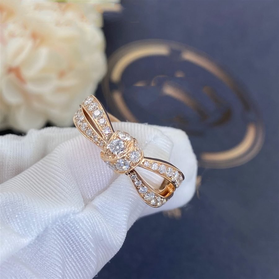 [⭐Miroze]LIENS PINK GOLD DIAMOND RING