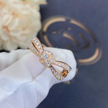[⭐Miroze]LIENS PINK GOLD DIAMOND RING