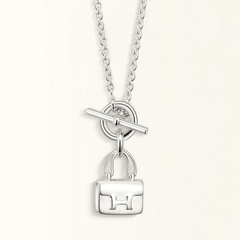 ⭐Miroze POP H PEDANT SILVER NECKLACE