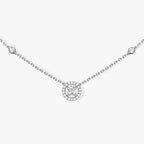 [⭐Miroze]Diamond Necklace 0,20ct Brilliant Shape Joy