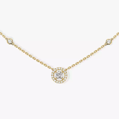 [[⭐Miroze] ] Diamond Necklace 0,20ct Brilliant Shape Joy