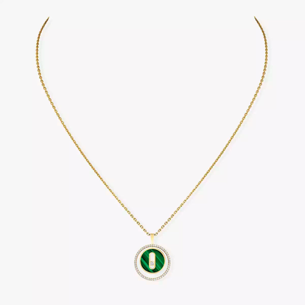 [⭐Miroze]Lucky Move Diamond Necklace in Rose Gold and White Mother-of-Pearl
