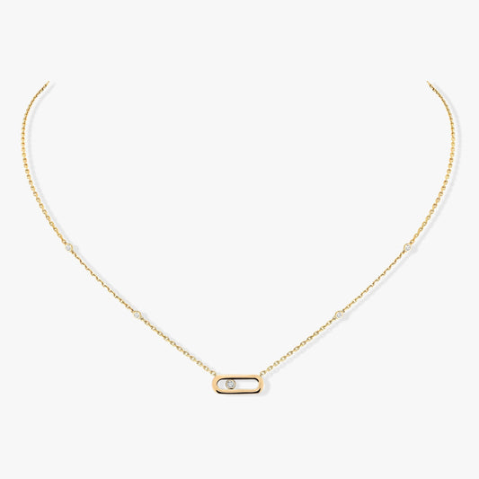 [[⭐Miroze] ] MOVE UNO DIAMOND NECKLACE