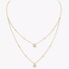 [⭐Miroze]Diamond Necklace My Twin 2 Rows