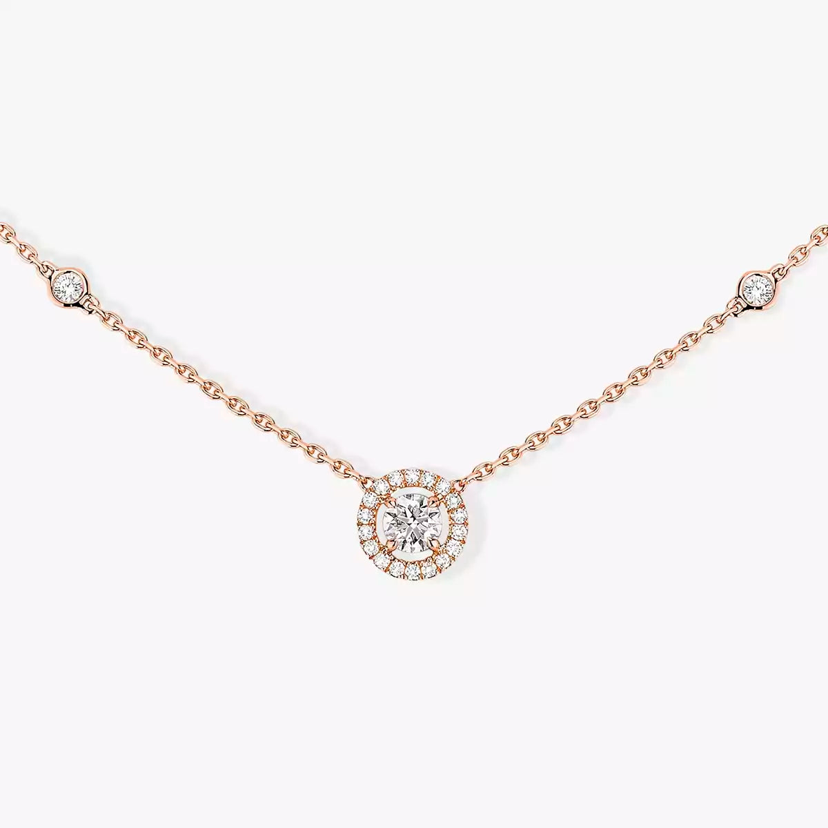 [[⭐Miroze] ] Diamond Necklace 0,20ct Brilliant Shape Joy