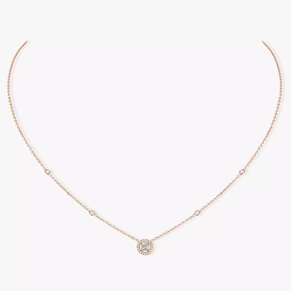 [[⭐Miroze] ] Diamond Necklace 0,20ct Brilliant Shape Joy