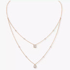 [⭐Miroze]Diamond Necklace My Twin 2 Rows