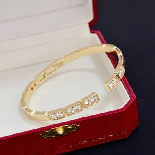 [⭐Miroze jewelrys]LOVE DIAMOND OPEN  BRACELET