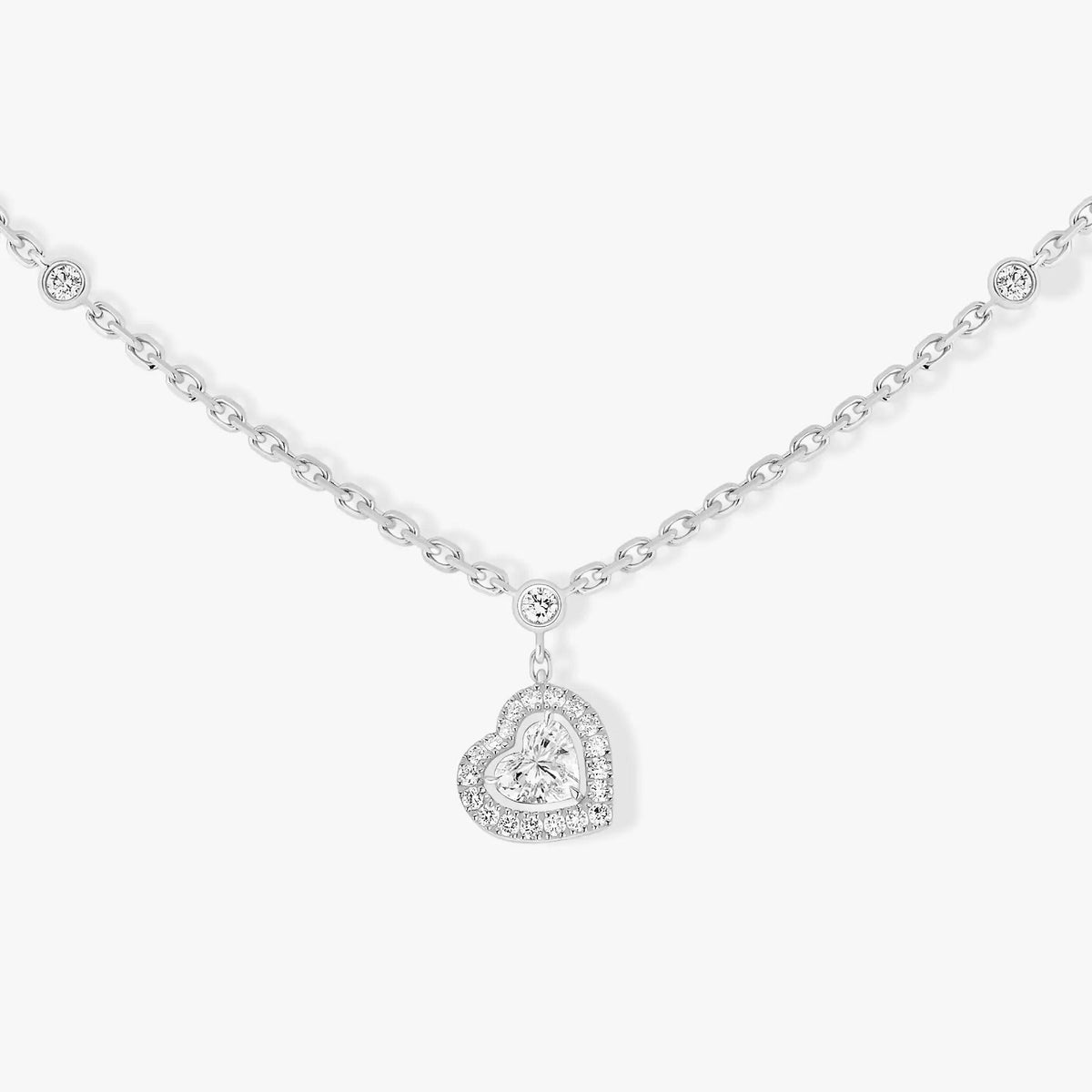 [⭐Miroze]JOY HEART DIAMOND NECKLACE