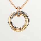 ⭐Miroze TRINITY NECKLACE GOLD  DIAMONDS