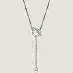 ⭐Miroze FINESSE SILVER DIAMOND NECKLACE