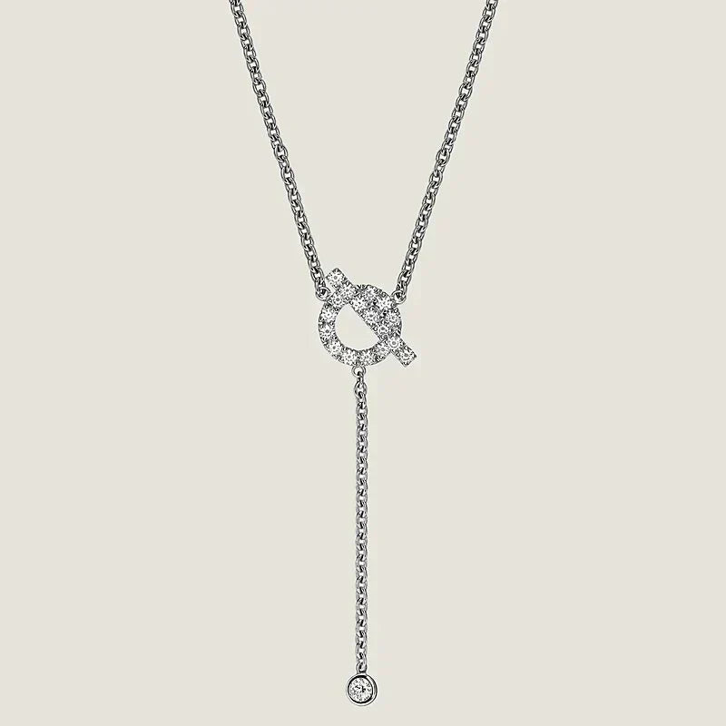 ⭐Miroze FINESSE SILVER DIAMOND NECKLACE