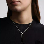 ⭐Miroze FINESSE SILVER DIAMOND NECKLACE
