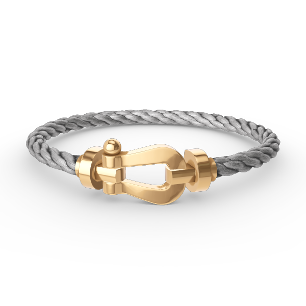 [⭐Miroze]FORCE LARGE HORSESHOE NO DIAMOND BRACELET GOLD
