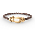 ⭐Miroze FORCE LARGE HORSESHOE NO DIAMOND BRACELET GOLD