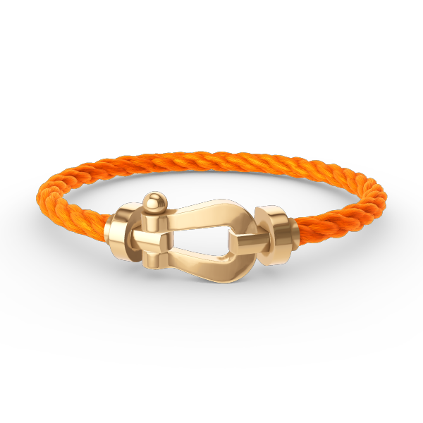 ⭐Miroze FORCE LARGE HORSESHOE NO DIAMOND BRACELET GOLD