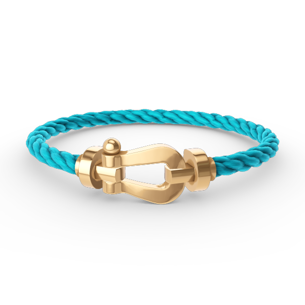 [⭐Miroze]FORCE LARGE HORSESHOE NO DIAMOND BRACELET GOLD